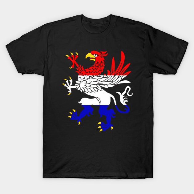 Griffon logo RWB T-Shirt by Illustratorator